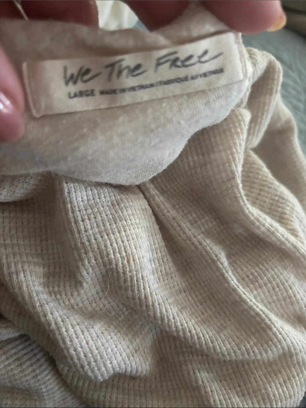 Free People We the Free Bondi Thermal Top in Oatmeal